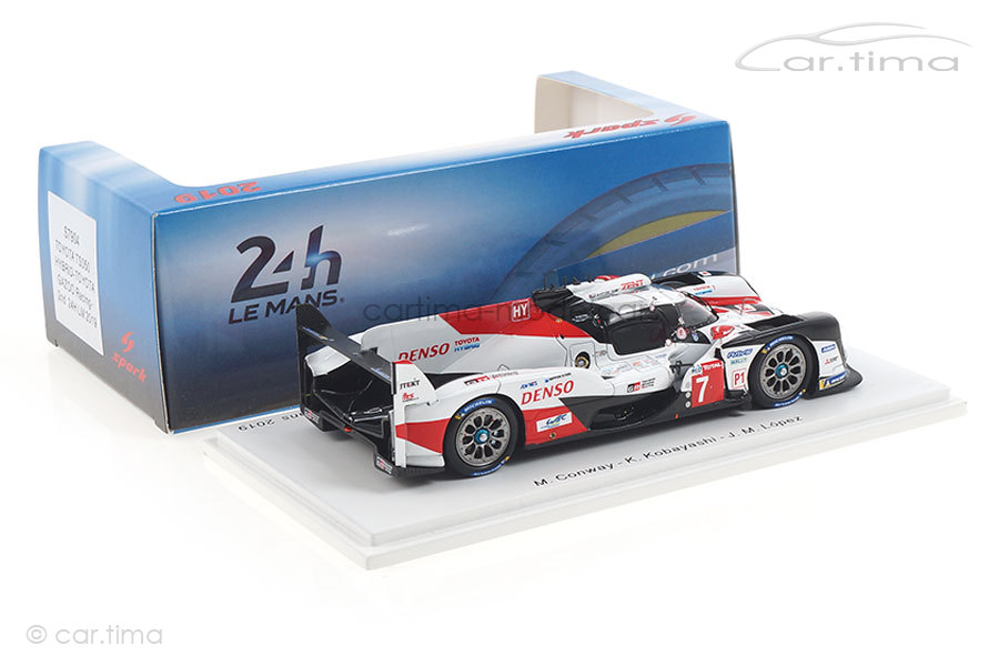 Toyota TS050 Hybrid 24h Le Mans 2019 Conway/Lopez/Kobayashi Spark 1:43 S7904 Toyota TS050 Hybrid 24h Le Mans 2019 Conway/Lopez/Kobayashi Spark 1:43 S7904