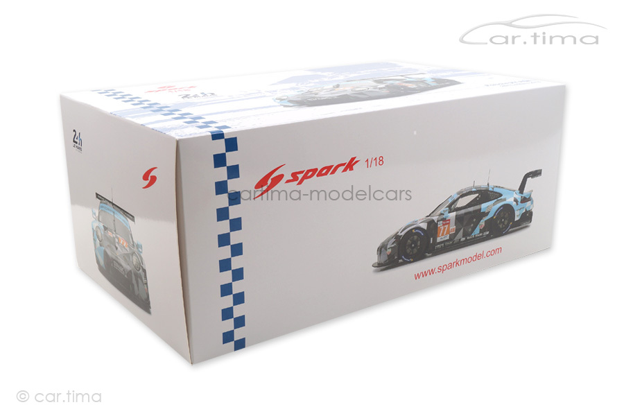 Porsche 911 RSR Winner LMGTE AM 24h Le Mans 2018 Andlauer/Campbell/Ried Spark 1:18 18S397