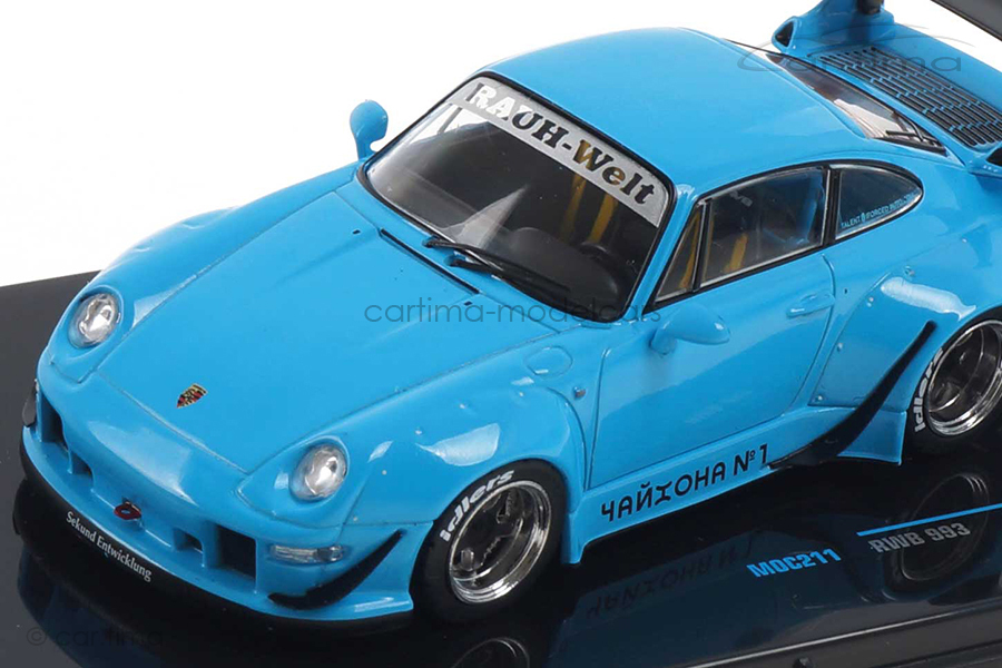 RWB Rauh-Welt Porsche 911 Turbo (993) Rivierablau IXO 1:43 MOC211 RWB Rauh-Welt Porsche 911 Turbo (993) Rivierablau IXO 1:43 MOC211