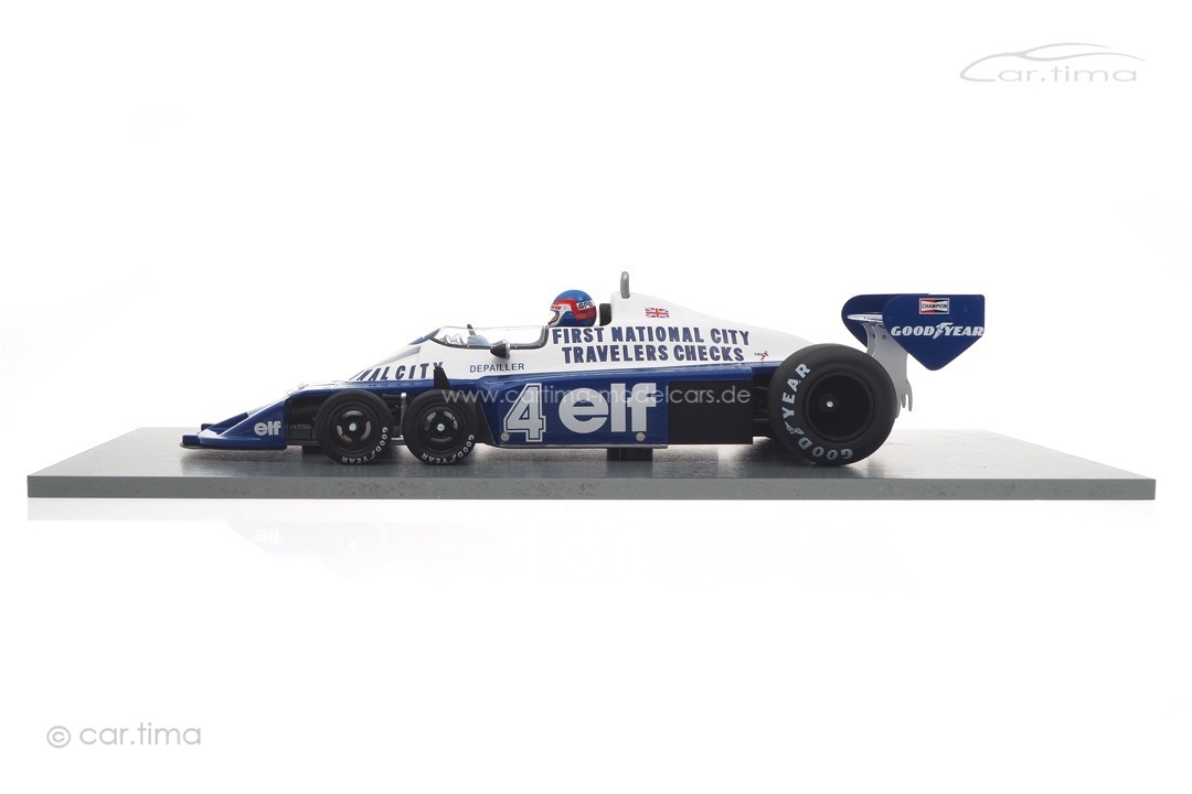 Tyrrell P34 GP Kanada 1977 Patrick Depailler Spark 1:18 18S574 Tyrrell P34 GP Kanada 1977 Patrick Depailler Spark 1:18 18S574