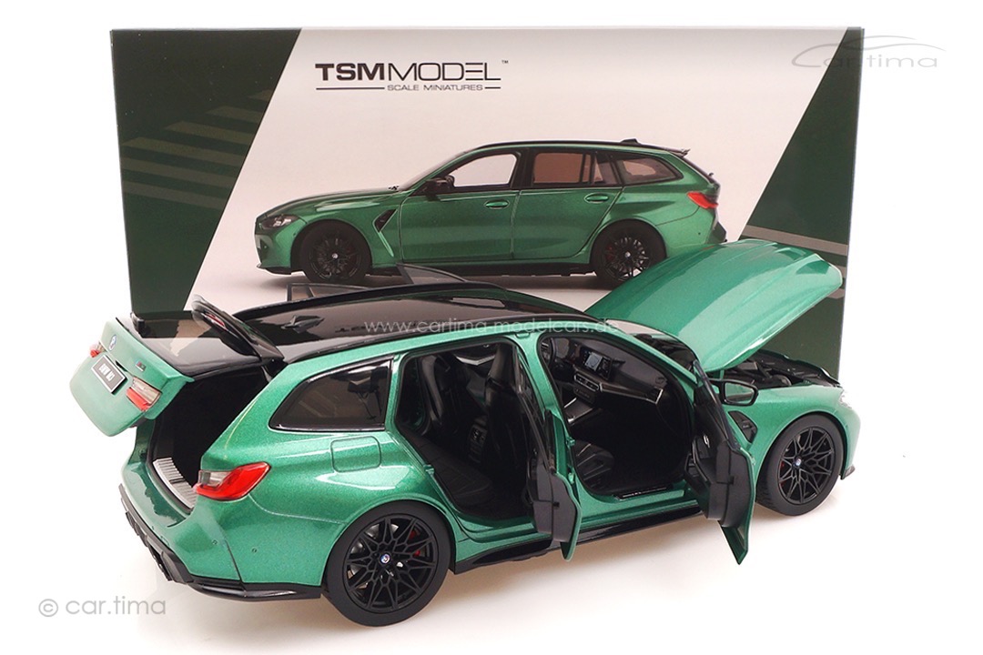 BMW M3 Touring (G81) Isle of Man green TSM 1:18 TSM181030
