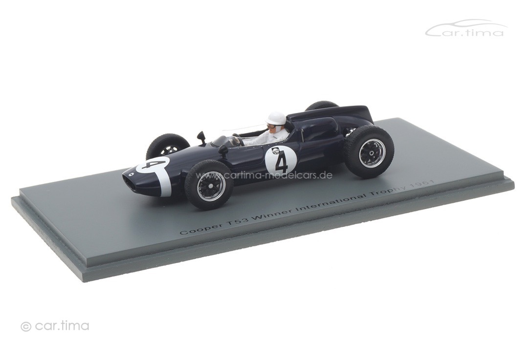 Cooper T35 Winner International Trophy 1961 Stirling Moss Spark 1:43 S8065 Cooper T35 Winner International Trophy 1961 Stirling Moss Spark 1:43 S8065