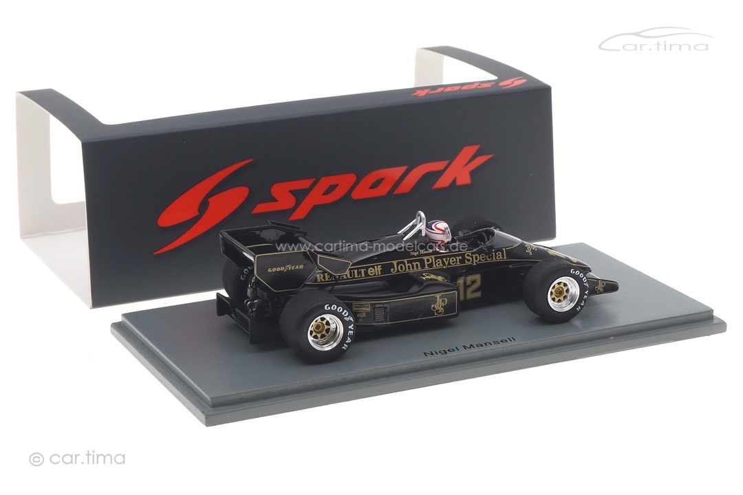 Lotus 95T GP Niederlande 1984 Nigel Mansell Spark 1:43 S7291 Lotus 95T GP Niederlande 1984 Nigel Mansell Spark 1:43 S7291