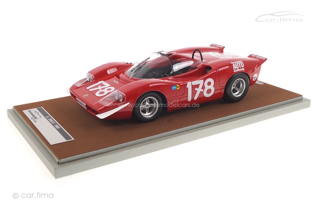 Abarth 2000 S Winner Targa Florio 1969 Bitter/Kelleners Tecnomodel 1:18 TM18-58C Abarth 2000 S Winner Targa Florio 1969 Bitter/Kelleners Tecnomodel 1:18 TM18-58C