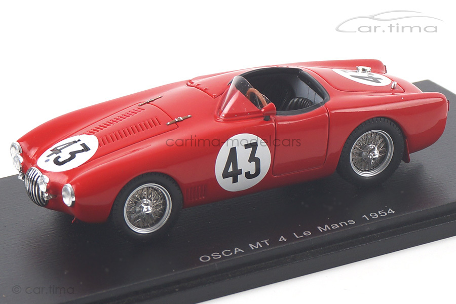 Osca MT 4 24h Le Mans 1954 Macklin/Leygonie/Simpson Spark 1:43 S4737 Osca MT 4 24h Le Mans 1954 Macklin/Leygonie/Simpson Spark 1:43 S4737
