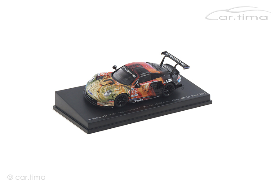 Porsche 911 RSR Class Winner 24h Le Mans 2019 Bergmeister/Lindsey/Perfetti Spark 1:64 Y142 Porsche 911 RSR Class Winner 24h Le Mans 2019 Bergmeister/Lindsey/Perfetti Spark 1:64 Y142