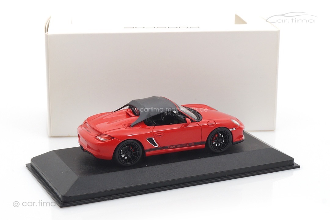 Porsche Boxster Spyder (987) Indischrot Minichamps 1:43 PD04311007