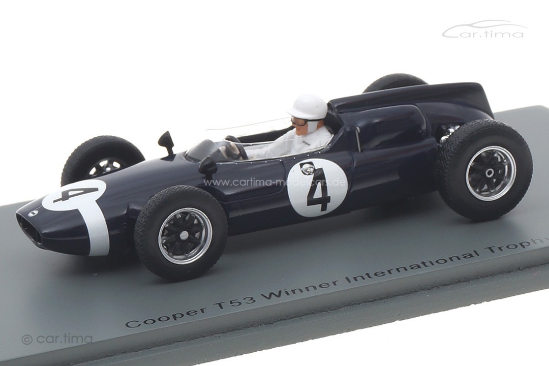 Cooper T35 Winner International Trophy 1961 Stirling Moss Spark 1:43 S8065 Cooper T35 Winner International Trophy 1961 Stirling Moss Spark 1:43 S8065