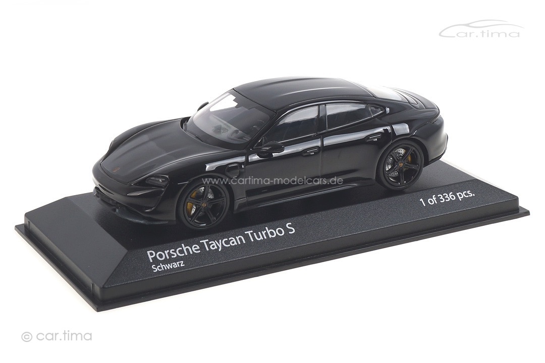 Porsche Taycan Turbo S Schwarz Minichamps 1:43 410068470