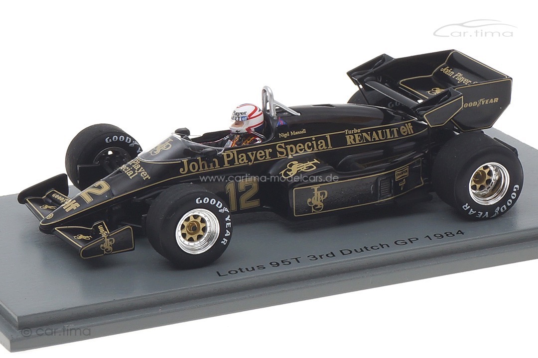 Lotus 95T GP Niederlande 1984 Nigel Mansell Spark 1:43 S7291