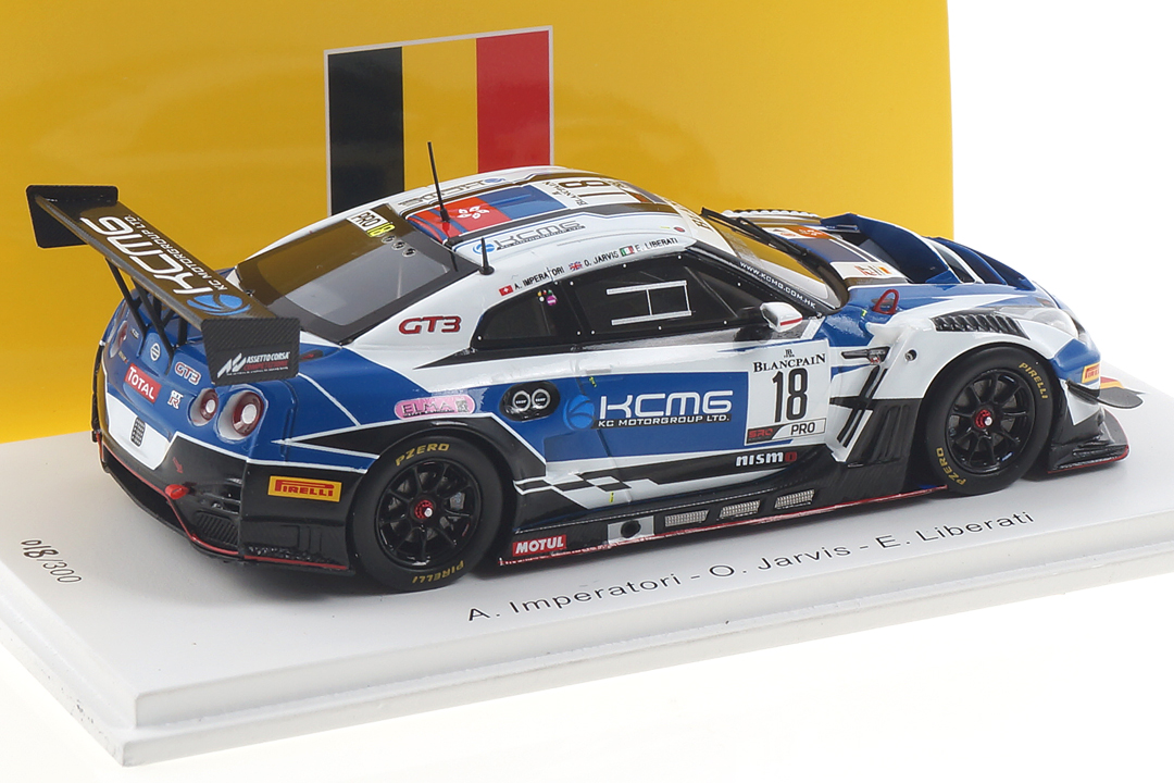 Nissan GT-R Nismo GT3 24h Spa 2019 Imperatori/Jarvis/Liberati Spark 1:43 SB262 Nissan GT-R Nismo GT3 24h Spa 2019 Imperatori/Jarvis/Liberati Spark 1:43 SB262