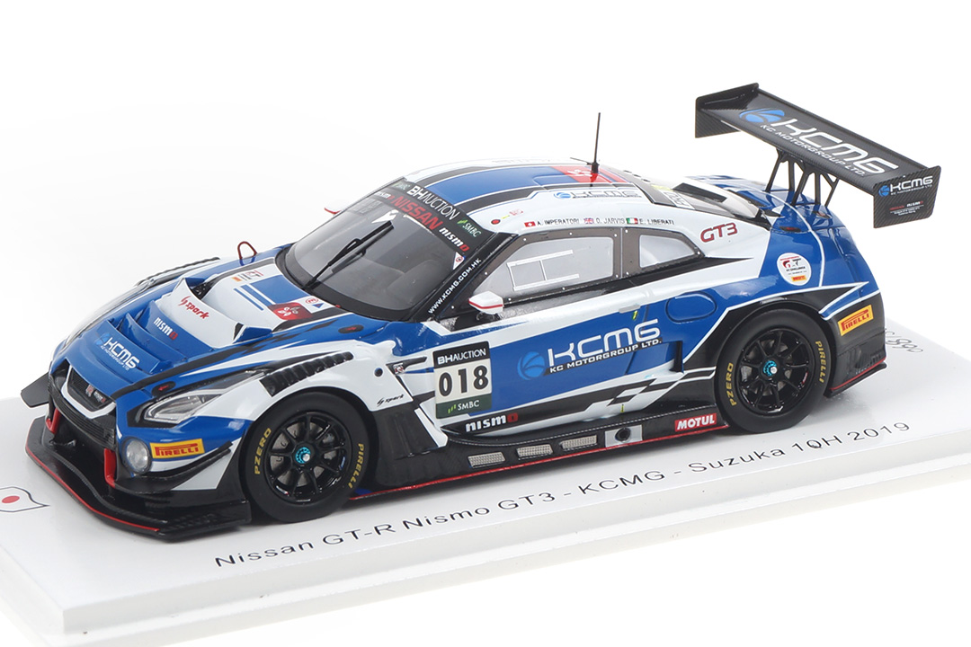 Nissan GT-R Nismo GT3 Suzuka 2019 Imperatori/Jarvis/Liberati Spark 1:43 SJ092 Nissan GT-R Nismo GT3 Suzuka 2019 Imperatori/Jarvis/Liberati Spark 1:43 SJ092
