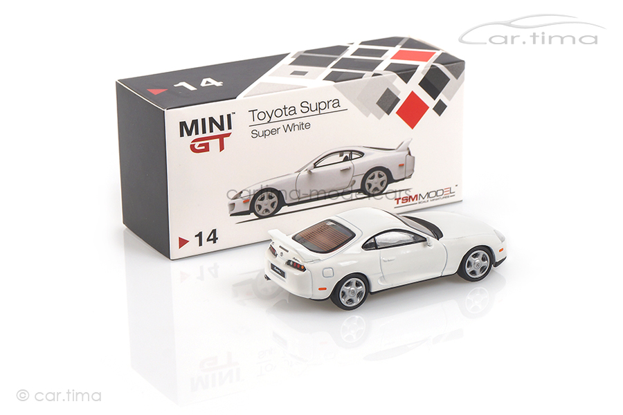 Toyota Supra (LHD) Super white MINI GT 1:64 MGT00014-L Toyota Supra (LHD) Super white MINI GT 1:64 MGT00014-L