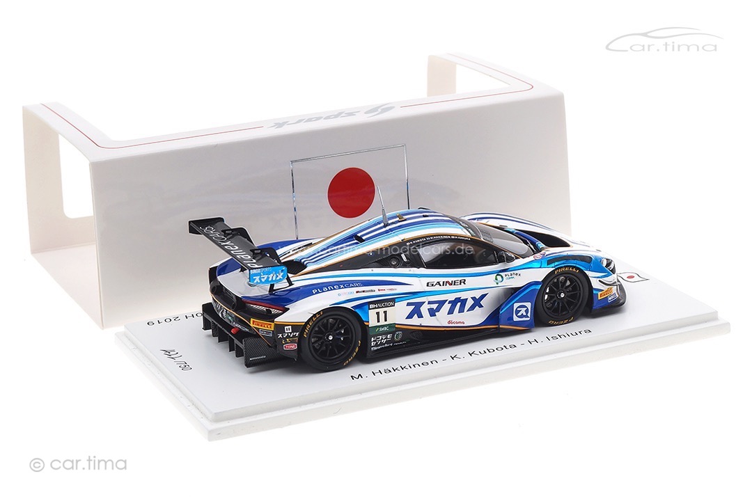 McLaren 720S GT3 Suzuka 2019 Hakkinen/Ishiura/Kubota Spark 1:43 SJ091 McLaren 720S GT3 Suzuka 2019 Hakkinen/Ishiura/Kubota Spark 1:43 SJ091