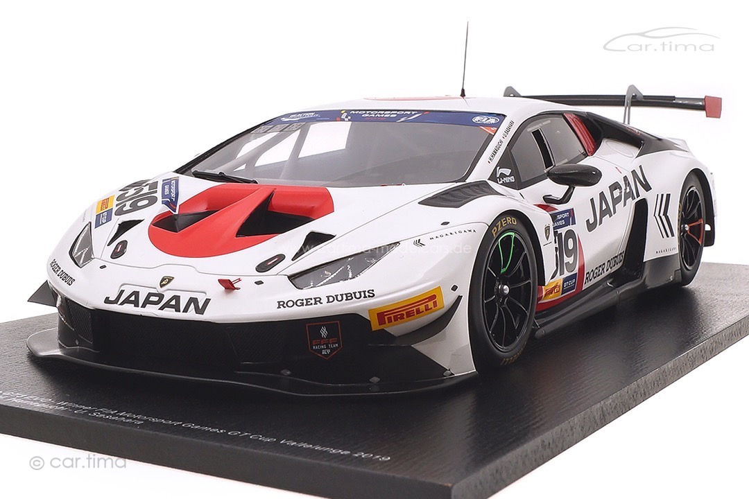 Lamborghini Huracán Winner FIA Motorsport Games GT Cup Vallelunga 2019 Hamaguchi/Sasahara Spark 1:18 Lamborghini Huracán Winner FIA Motorsport Games GT Cup Vallelunga 2019 Hamaguchi/Sasahara Spark 1:18