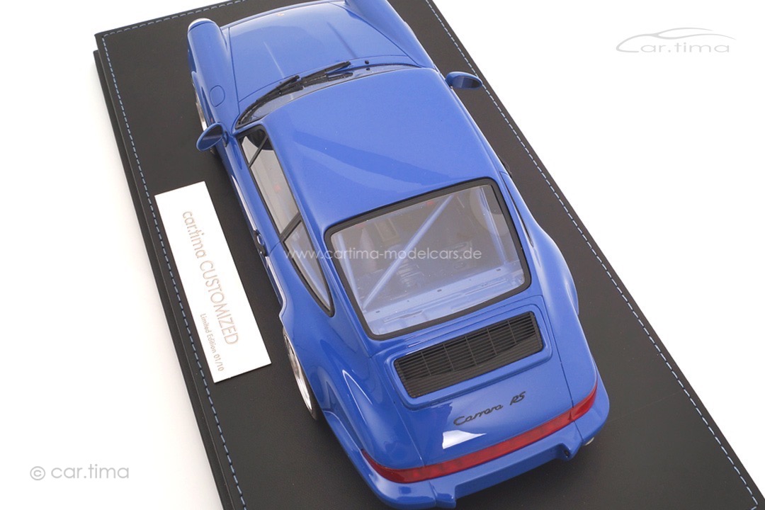 Porsche 911 (964) Carrera RS N/GT maritimblau BBS LeMans Alufelgen car.tima CUSTOMIZED 1:18