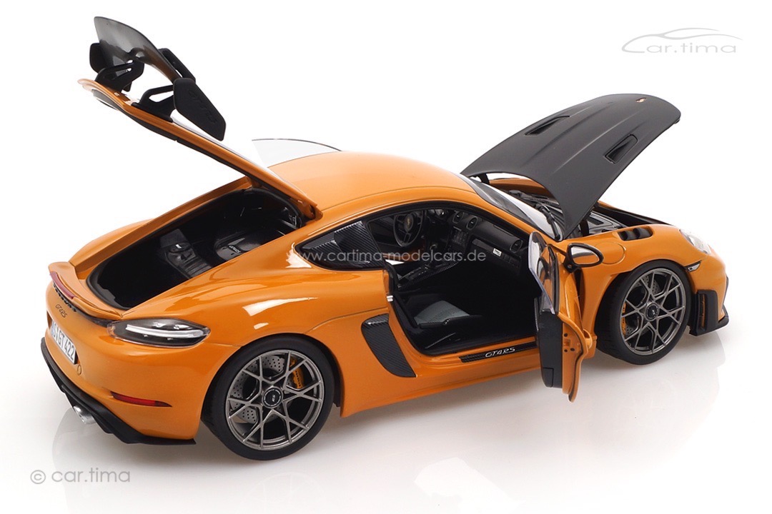 Porsche 718 Cayman GT4 RS Weissach Package Bahamagelb Norev 1:18 187252 Porsche 718 Cayman GT4 RS Weissach Package Bahamagelb Norev 1:18 187252