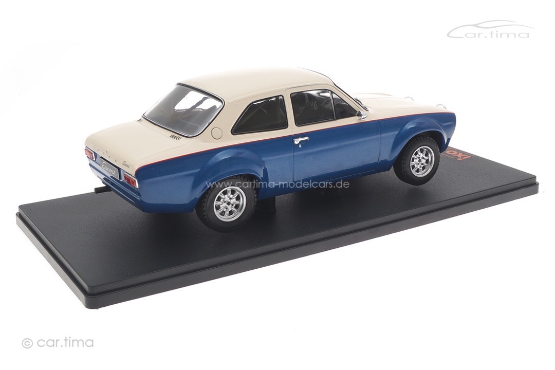 Ford Escort MK1 RS 1600 1974 weiss/met. blau IXO Models 1:18 18CMC124.22 Ford Escort MK1 RS 1600 1974 weiss/met. blau IXO Models 1:18 18CMC124.22