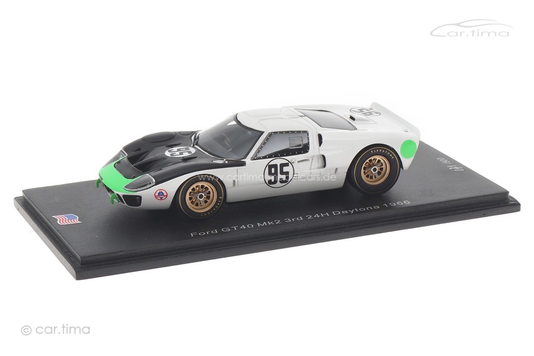 Ford GT40 Mk2 24h Daytona 1966 Hansgen/Donohue Spark 1:43 US256 Ford GT40 Mk2 24h Daytona 1966 Hansgen/Donohue Spark 1:43 US256