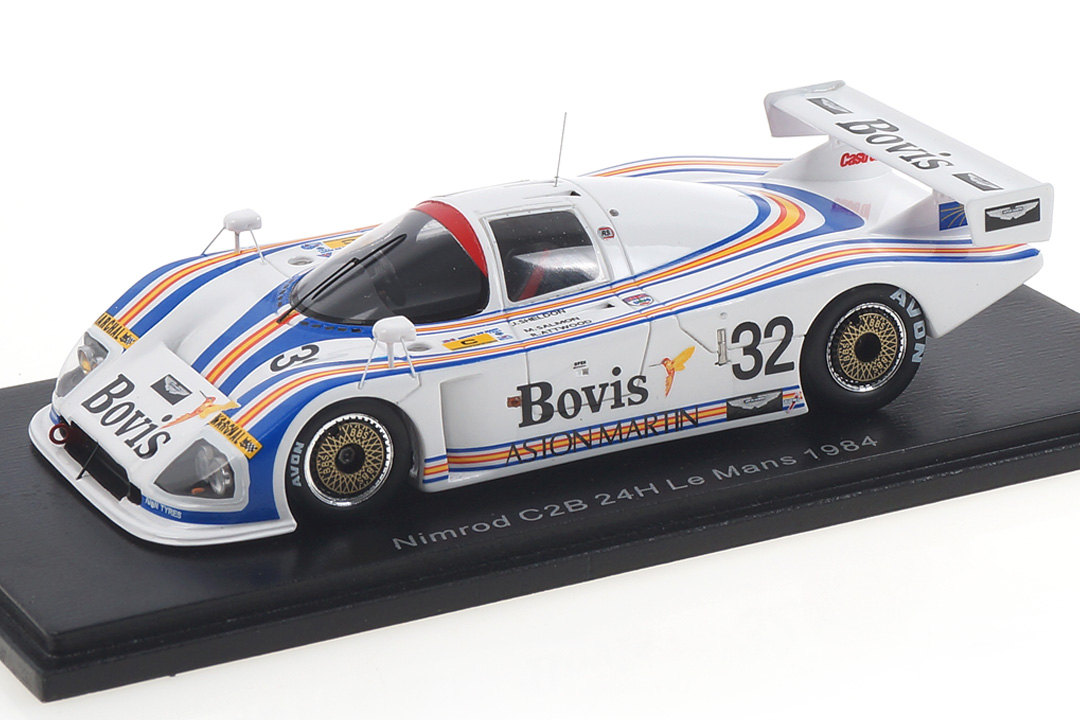 Aston Martin Nimrod C2B 24h Le Mans 1984 Salmon/Sheldon/Attwood Spark 1:43 S0565 Aston Martin Nimrod C2B 24h Le Mans 1984 Salmon/Sheldon/Attwood Spark 1:43 S0565