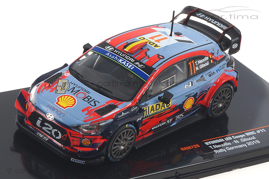 Hyundai i20 WRC Deutschland Rallye 2019 Neuville/Gilsoul IXO 1:43 RAM729 Hyundai i20 WRC Deutschland Rallye 2019 Neuville/Gilsoul IXO 1:43 RAM729
