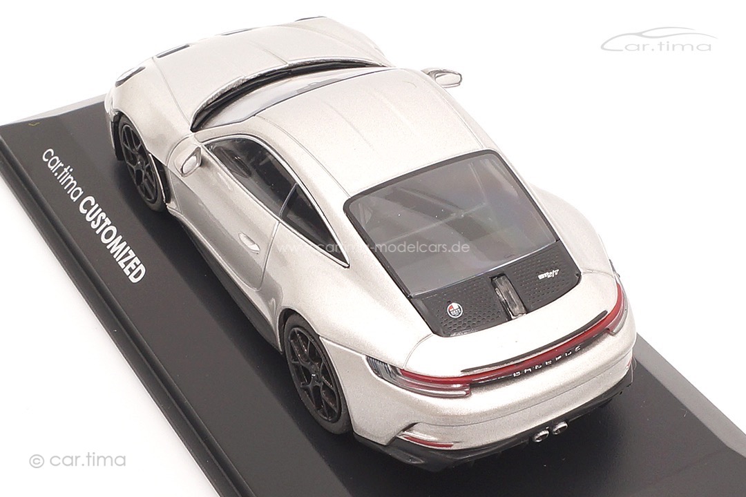 Porsche 911 (992) S/T GT-Silber/Rad schwarz Minichamps car.tima CUSTOMIZED 1:43 CAC04326006