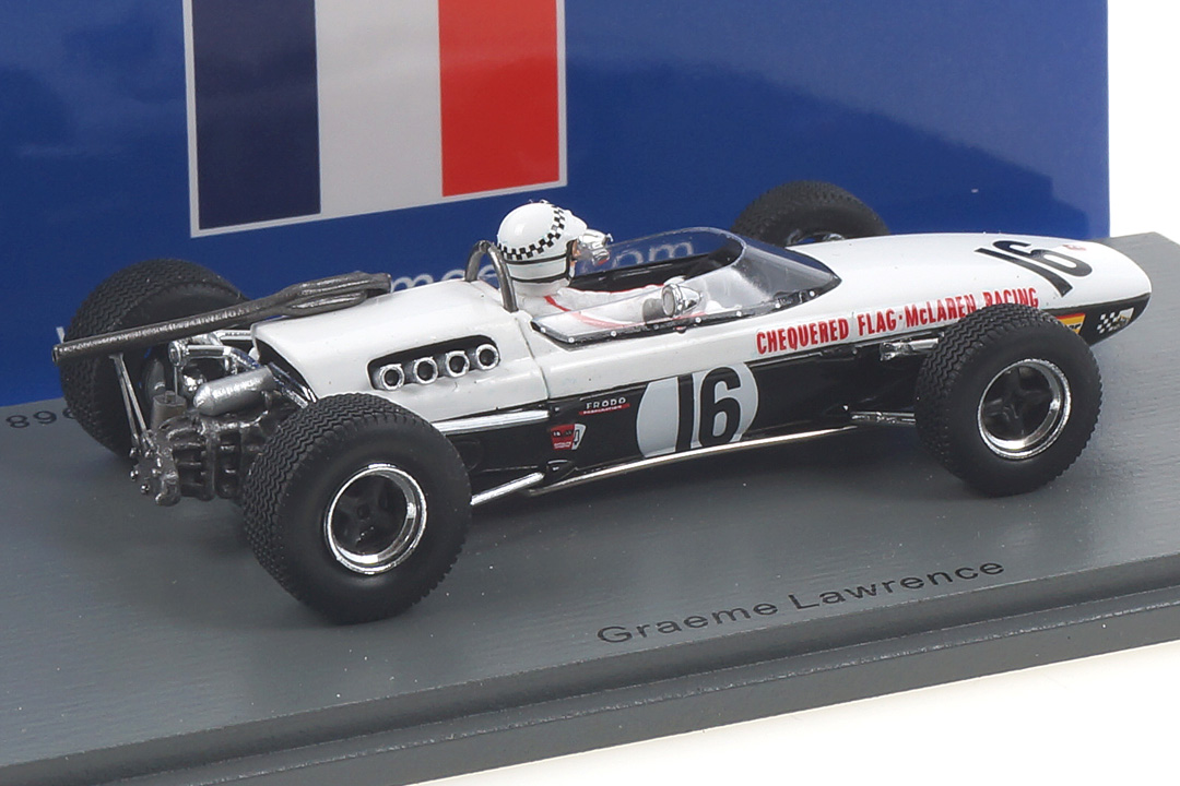 McLaren M4A GP de Pau F2 1968 Graeme Lawrence Spark 1:43 SF179