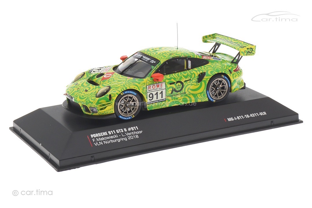 Porsche 911 GT3 R VLN Nürburgring 2018 "Tarnoptik" Makowiecki/Vanthoor IXO 1:43 Porsche 911 GT3 R VLN Nürburgring 2018 "Tarnoptik" Makowiecki/Vanthoor IXO 1:43
