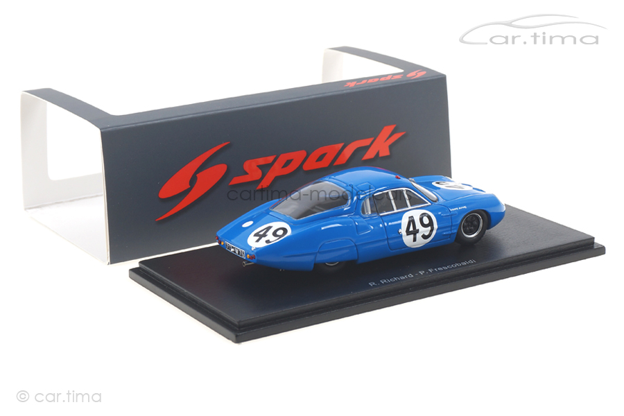 Alpine M63 24h Le Mans 1963 Frescobaldi/Richard Spark 1:43 S5483 Alpine M63 24h Le Mans 1963 Frescobaldi/Richard Spark 1:43 S5483