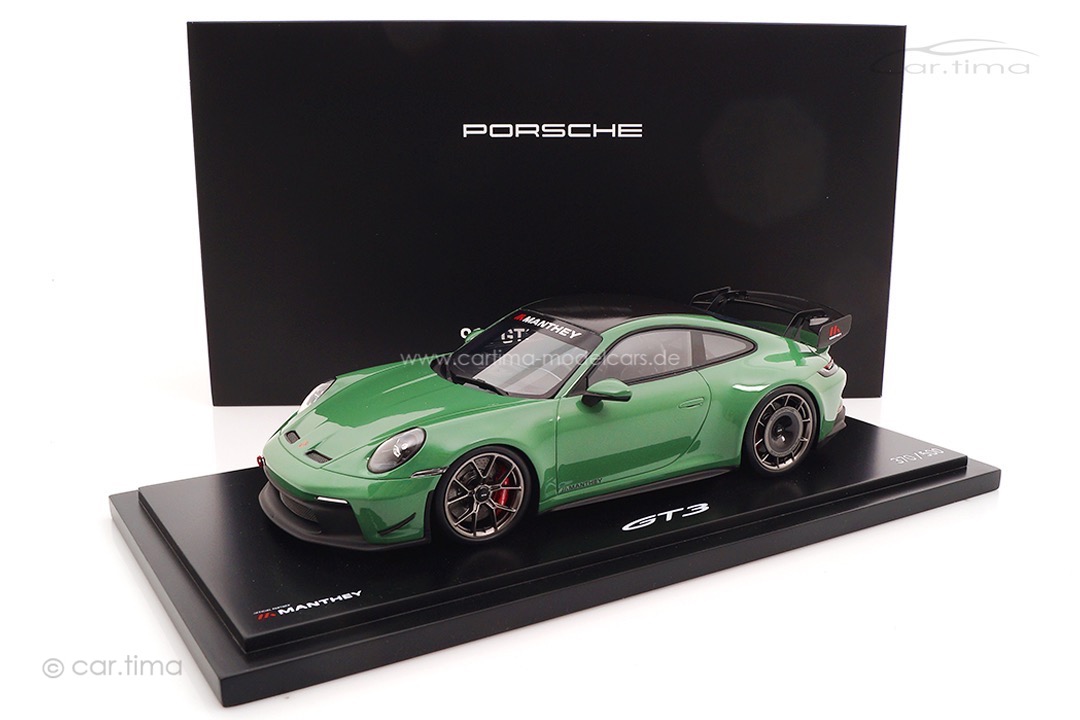 Porsche 911 (992) GT3 Manthey Kit Auratiumgrün Spark 1:18 WAP0213030TGT3