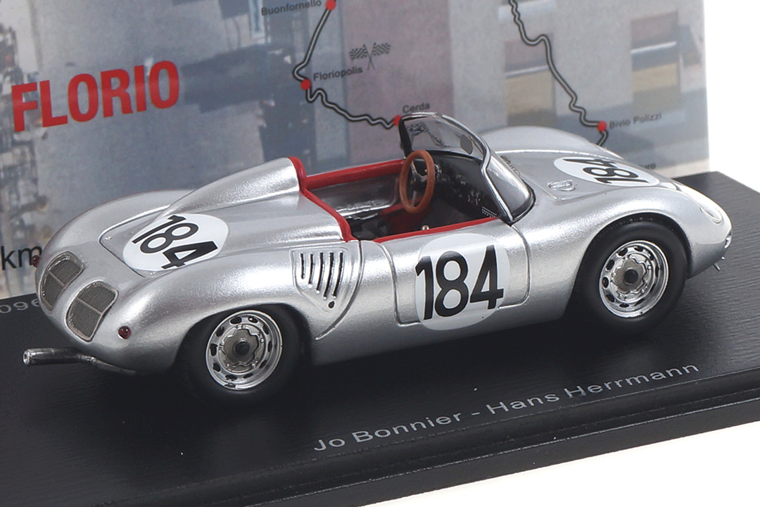Porsche 718 RS 60 Winner Targa Florio 1960 Bonnier/Herrmann Spark 1:43 43TF60