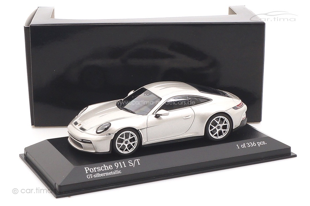 Porsche 911 (992) S/T GT-silver Minichamps 1:43 410063022