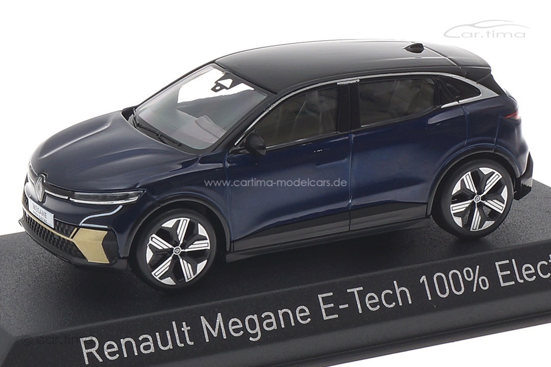 Renault Megane E-Tech 100% Electric 2022 Midnight Blue/black Norev 1:43 517922