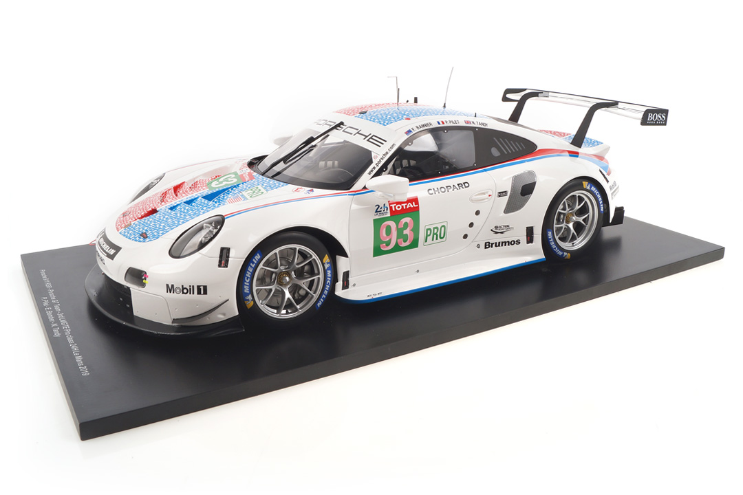 Porsche 911 RSR 24h Le Mans 2019 Bamber/Pilet/Tandy Spark 1:12 12S020 Porsche 911 RSR 24h Le Mans 2019 Bamber/Pilet/Tandy Spark 1:12 12S020