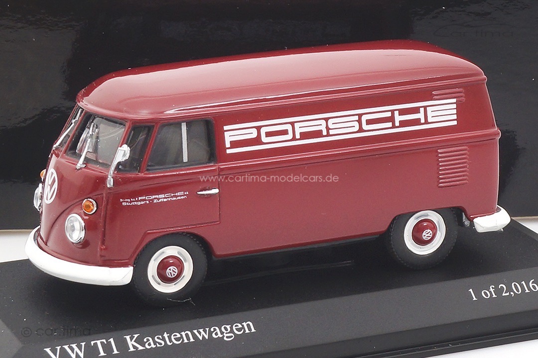VW T1 Kastenwagen Porsche Minichamps 1:43 430052206