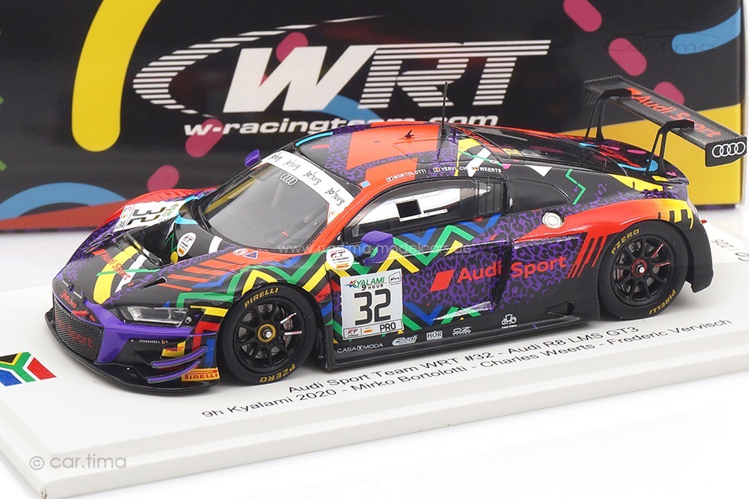 Audi R8 LMS GT3 9h Kyalami 2020 Bortolotti/Weerts/Vervisch Spark 1:43 FF007
