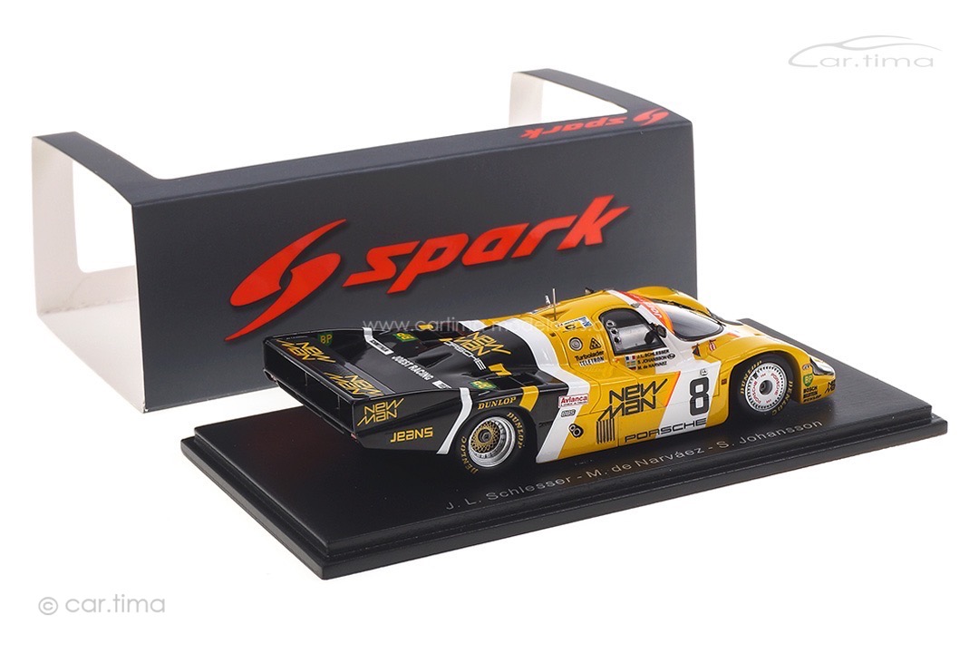 Porsche 956 L 24h Le Mans 1984 de Narváez/Johansson/Schlesser Spark 1:43 S9857 Porsche 956 L 24h Le Mans 1984 de Narváez/Johansson/Schlesser Spark 1:43 S9857