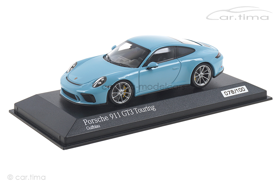 Porsche 911 (991 II) GT3 Touring Gulfblau Minichamps 1:43 413067429 Porsche 911 (991 II) GT3 Touring Gulfblau Minichamps 1:43 413067429