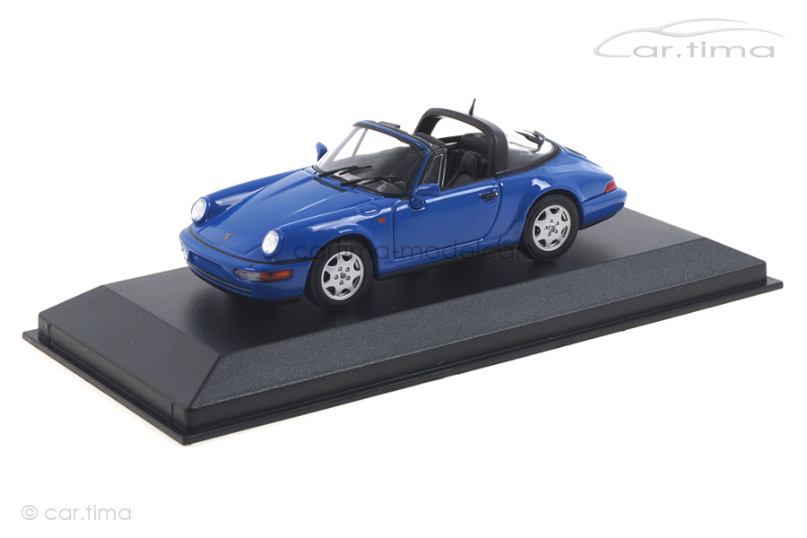 Porsche 911 (964) Carrera 2 Targa maritimblau Minichamps 1:43  940061360