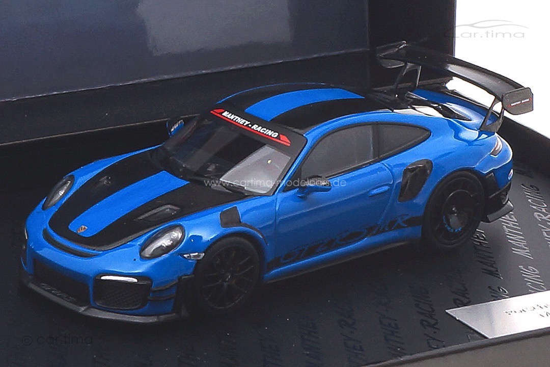 Porsche 911 (991 II) GT2 RS MR Manthey Racing blau Box 1:43 Minichamps MR-911-GT2RS-4305