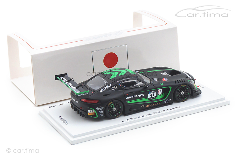 Mercedes-AMG GT3 10h Suzuka 2018 Götz/Parente/Williamson Spark 1:43 SJ060 Mercedes-AMG GT3 10h Suzuka 2018 Götz/Parente/Williamson Spark 1:43 SJ060