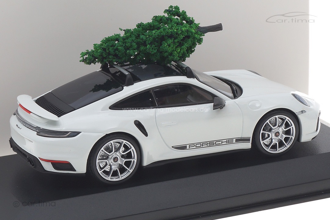 Porsche 911 (992) Turbo S Weiß X-Mas Edition 2021 Minichamps 1:43 WAP0208110NTBS