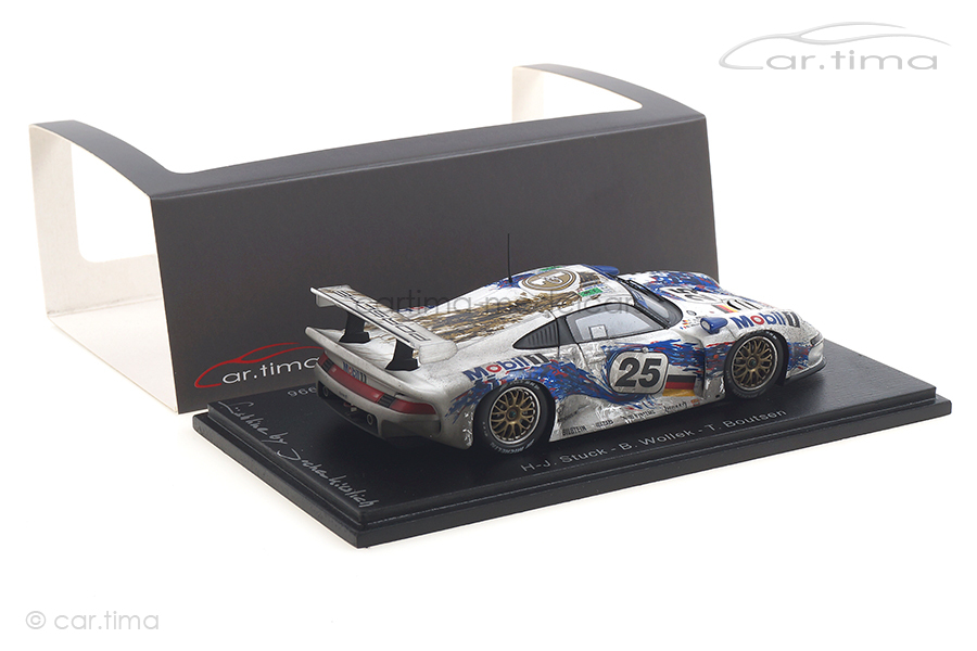 Porsche 911 GT1 24h Le Mans 1996 Boutsen/Stuck/Wollek car.tima FINISH LINE 1:43