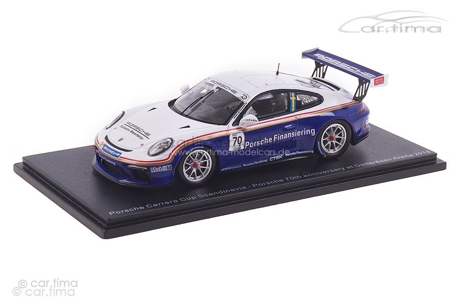 Porsche 911 GT3 Cup Carrera Cup Scandinavia 2018 Stig Blomqvist Spark 1:43 S4520