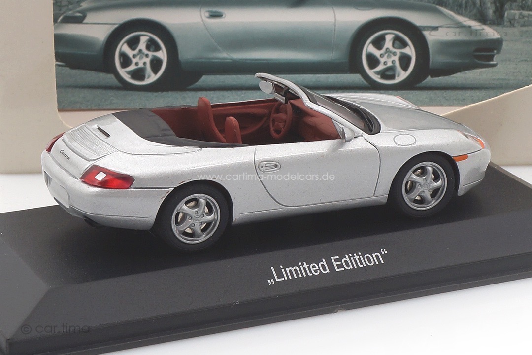 Porsche 911 (996) Carrera Cabriolet silber Schuco 1:43 WAP02004097 