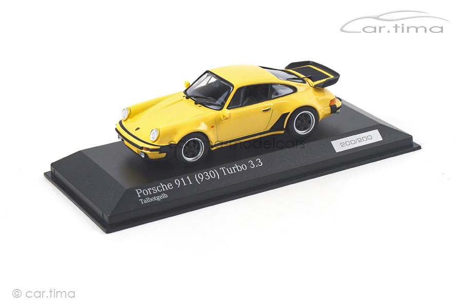 Porsche 911 (930) Turbo 3.3 Talbotgelb Minichamps 1:43 CA04316037