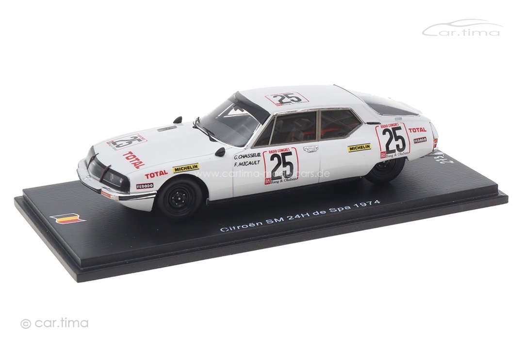 Citroen SM 24h Spa 1974 Chasseuil/Migault Spark 1:43 SB341