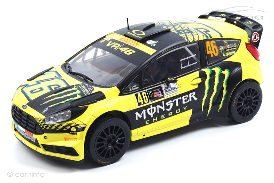 Ford Fiesta RS WRC Monza Rally 2015 Rossi/Cassina IXO Models 1:18 18RMC015