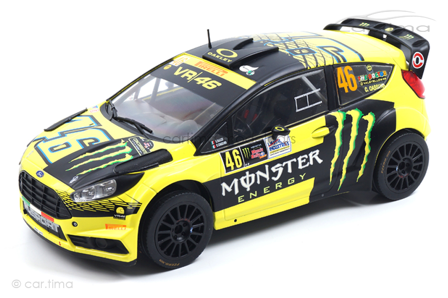 Ford Fiesta RS WRC Monza Rally 2015 Rossi/Cassina IXO Models 1:18 18RMC015 Ford Fiesta RS WRC Monza Rally 2015 Rossi/Cassina IXO Models 1:18 18RMC015