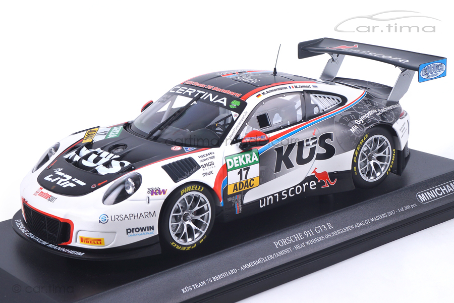 Porsche 911 (991) GT3 R ADAC GT Masters 2017 Ammermüller/Jaminet Minichamps 1:18 155176917 Porsche 911 (991) GT3 R ADAC GT Masters 2017 Ammermüller/Jaminet Minichamps 1:18 155176917